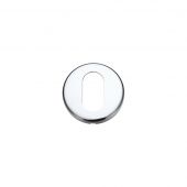 ZCZ003CP Zoo Hardware Stanza Oval Profile Escutcheon &lpar;52mm dia&rpar; Polished Chrome &lpar;Contract Range&rpar;