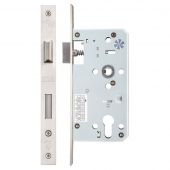 ZDL7255SS - Zoo Hardware Din Euro Profile Sashlock - 72mm c&sol;c - Backset 55mm &lpar;Square&rpar; Satin Stainless Steel