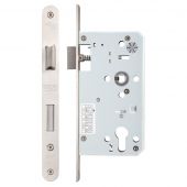 ZDL7260RSS - Zoo Hardware Din Euro Profile Sashlock - 72mm c&sol;c - Backset 60mm &lpar;Radius&rpar; Satin Stainless Steel