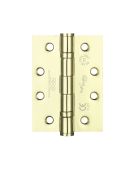 ZHS43EB - Zoo Hardware Grade 11 CE Fire Rated Ball Bearing Hinges &lpar;Square&rpar; 102 x 76 x 3mm Electro Brass