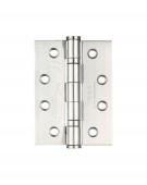 ZHSS243P - Zoo Hardware Grade 13 CE Fire Rated Ball Bearing Hinges &lpar;Square&rpar; 102 x 76 x 3mm Polished Stainless Steel