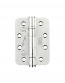 ZHSS243RP - Zoo Hardware Grade 13 CE Fire Rated Ball Bearing Hinges &lpar;Radius&rpar; 102 x 76 x 3mm Polished Stainless Steel