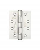 ZHSS243S3 - Zoo Hardware Grade 13 CE Fire Rated Ball Bearing Hinges &lpar;Square&rpar; 102 x 76 x 3mm Satin Stainless Steel &lpar;Pack of 3&rpar;