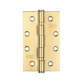 ZHSS63PVD - Zoo Hardware Slim Knuckle Bearing Hinges 102 x 63 x 2&period;5mm PVD Stainless Brass