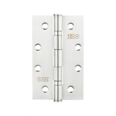 Click Here To Enlarge This Photo Of ZHSS63S - Zoo Hardware Slim Knuckle Bearing Hinges 102 x 63 x 2&period;5mm Satin Stainless Steel