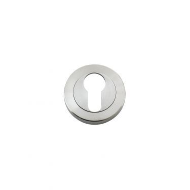 Click Here To Enlarge This Photo Of ZPS001SS - Zoo Hardware Euro Profile Escutcheon &lpar;50mm dia&rpar; Satin Stainless Steel