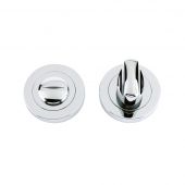 ZPZ004CP - Zoo Hardware Stanza Turn and Release &lpar;50mm dia&rpar; Polished Chrome &lpar;Designer Range&rpar;