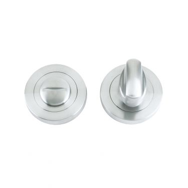Click Here To Enlarge This Photo Of ZPZ004SC - Zoo Hardware Stanza Turn and Release &lpar;50mm dia&rpar; Satin Chrome &lpar;Designer Range&rpar;