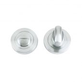 ZPZ004SC - Zoo Hardware Stanza Turn and Release &lpar;50mm dia&rpar; Satin Chrome &lpar;Designer Range&rpar;