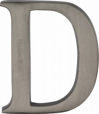 Click Here To Enlarge This Photo Of C1565 2 D-MB Heritage Brass Alphabet D Pin Fix 51mm &lpar;2"&rpar; Matt Bronze Finish