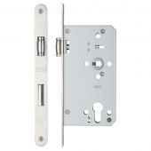 ZRD7260RSS - Zoo Hardware Roller Din Euro Sashlock - 72mm c&sol;c - 60mm Backset &lpar;Radius&rpar; Satin Stainless Steel