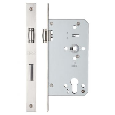 Click Here To Enlarge This Photo Of ZRD7260SS - Zoo Hardware Roller Din Euro Sashlock - 72mm c&sol;c - 60mm Backset &lpar;Square&rpar; Satin Stainless Steel