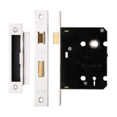ZSC376PS - Zoo Hardware 3 Lever Sashlock 76mm &lpar;57mm Backset&rpar; Polished Stainless