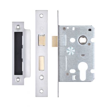 Click Here To Enlarge This Photo Of ZSC64EPPS - Zoo Hardware Euro Profile Sashlock 64mm &lpar;45mm Backset&rpar; Polished Stainless