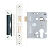 ZSC76EPPS - Zoo Hardware Euro Profile Sashlock 76mm &lpar;57mm Backset&rpar; Polished Stainless