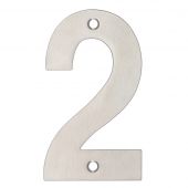 ZSN02BSS - Zoo Hardware Numeral &lpar;No 2&rpar; 102mm Satin Stainless Steel
