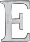 C1565 2 E-SC Heritage Brass Alphabet E Pin Fix 51mm &lpar;2"&rpar; Satin Chrome Finish