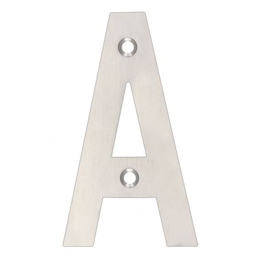 Click Here To Enlarge This Photo Of ZSNASS - Zoo Hardware Letter &lpar;A&rpar; 102mm Satin Stainless Steel