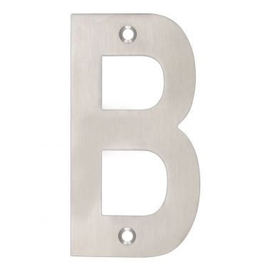 Click Here To Enlarge This Photo Of ZSNBSS - Zoo Hardware Letter &lpar;B&rpar; 102mm Satin Stainless Steel