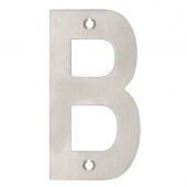 ZSNBSS - Zoo Hardware Letter &lpar;B&rpar; 102mm Satin Stainless Steel