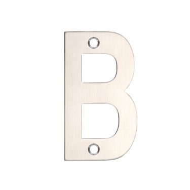 Click Here To Enlarge This Photo Of ZSNBSS75 - Zoo Hardware Letter &lpar;B&rpar; 75mm Satin Stainless Steel