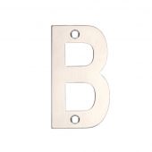 ZSNBSS75 - Zoo Hardware Letter &lpar;B&rpar; 75mm Satin Stainless Steel