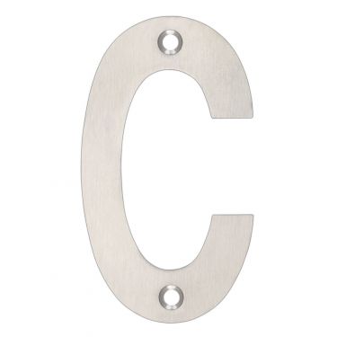 Click Here To Enlarge This Photo Of ZSNCSS - Zoo Hardware Letter &lpar;C&rpar; 102mm Satin Stainless Steel