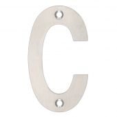 ZSNCSS - Zoo Hardware Letter &lpar;C&rpar; 102mm Satin Stainless Steel