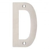 ZSNDSS - Zoo Hardware Letter &lpar;D&rpar; 102mm Satin Stainless Steel
