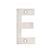 ZSNESS75 - Zoo Hardware Letter &lpar;E&rpar; 75mm Satin Stainless Steel