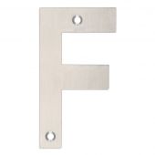 ZSNFSS - Zoo Hardware Letter &lpar;F&rpar; 102mm Satin Stainless Steel