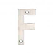 ZSNFSS75 - Zoo Hardware Letter &lpar;F&rpar; 75mm Satin Stainless Steel