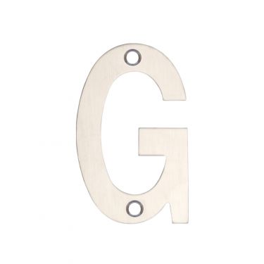 Click Here To Enlarge This Photo Of ZSNGSS75 - Zoo Hardware Letter &lpar;G&rpar; 75mm Satin Stainless Steel