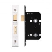 ZUKB64SS - Zoo Hardware Architectural Heavy Duty Bathroom Lock 64mm &lpar;45mm backset&rpar; Satin Stainless Steel