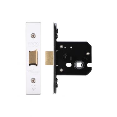 Click Here To Enlarge This Photo Of ZUKF64SS - Zoo Hardware Architectural Heavy Duty Flat latch 64mm &lpar;45mm backset&rpar; Satin Stainless Steel
