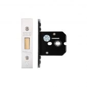 ZUKFD64SS - Zoo Hardware Architectural Heavy Duty Flat Dead Bolt 64mm &lpar;45mm backset&rpar; Satin Stainless Steel