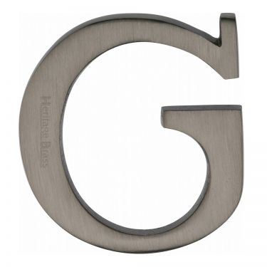 Click Here To Enlarge This Photo Of C1565 2 G-MB Heritage Brass Alphabet G Pin Fix 51mm &lpar;2"&rpar; Matt Bronze Finish