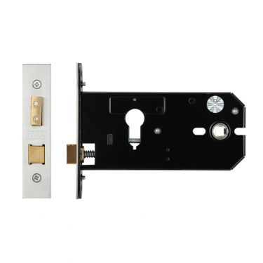 Click Here To Enlarge This Photo Of ZUKH152EPSS - Zoo Hardware Architectural Heavy Duty Horizontal Euro Profile Lock 152mm &lpar;127mm backset&rpar; Satin Stainless Steel