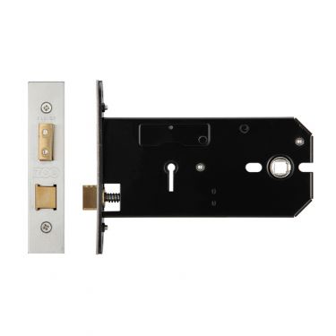 Click Here To Enlarge This Photo Of ZUKH3152SS - Zoo Hardware Architectural Heavy Duty 3 Lever Horizontal Lock 152mm &lpar;127mm backset&rpar; Satin Stainless Steel