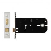 ZUKH3152SS - Zoo Hardware Architectural Heavy Duty 3 Lever Horizontal Lock 152mm &lpar;127mm backset&rpar; Satin Stainless Steel