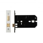 ZUKHB127SS - Zoo Hardware Architectural Heavy Duty Horizontal Bathroom Lock 127mm &lpar;102mm backset&rpar; Satin Stainless Steel