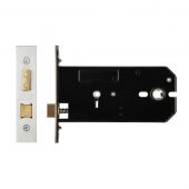 ZUKHB152SS - Zoo Hardware Architectural Heavy Duty Horizontal Bathroom Lock 152mm &lpar;127mm backset&rpar; Satin Stainless Steel