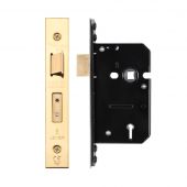 ZUKS564PVD - Zoo Hardware Architectural Heavy Duty 5 Lever Sashlock 64mm &lpar;45mm backset&rpar; PVD Stainless Brass