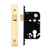 ZUKU64PVD - Zoo Hardware Architectural Heavy Duty Upright Latch 64mm &lpar;45mm backset&rpar; PVD Stainless Brass