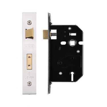 Click Here To Enlarge This Photo Of ZURS364SS - Zoo Hardware 3 Lever Replacement Sashlock 64mm &lpar;45mm backset&rpar; Satin Stainless Steel