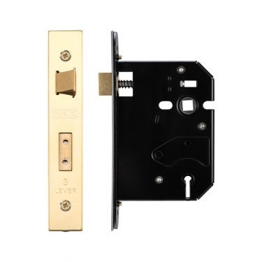 Click Here To Enlarge This Photo Of ZURS376PVD - Zoo Hardware 3 Lever Replacement Sashlock 76mm &lpar;57mm backset&rpar; PVD Stainless Brass