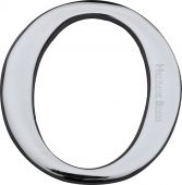 C1565 2 O-PC Heritage Brass Alphabet O Pin Fix 51mm &lpar;2"&rpar; Polished Chrome Finish