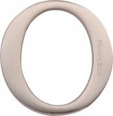 C1565 2 O-SN Heritage Brass Alphabet O Pin Fix 51mm &lpar;2"&rpar; Satin Nickel Finish