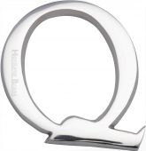 C1565 2 Q-PC Heritage Brass Alphabet Q Pin Fix 51mm &lpar;2"&rpar; Polished Chrome Finish