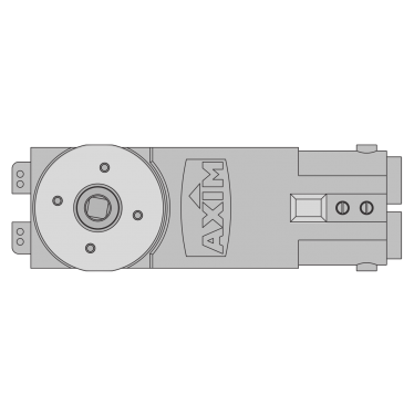 Click Here To Enlarge This Photo Of L27252 - AXIM TC-9901 Concealed Transom Closer Body Only Size 1 &lpar;No Hold Open&rpar;